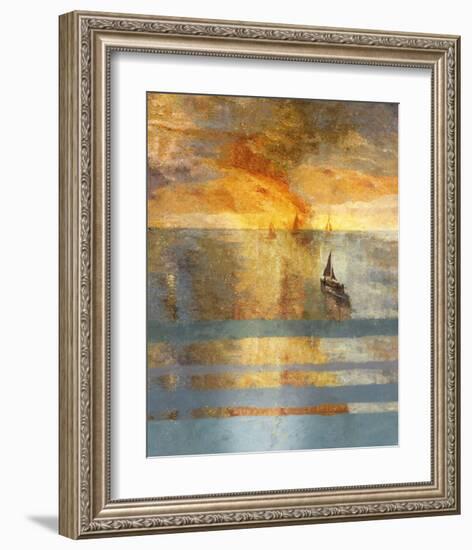 Light on The Water No. 1-Marta Wiley-Framed Art Print