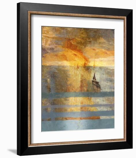 Light on The Water No. 1-Marta Wiley-Framed Art Print