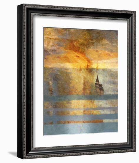 Light on The Water No. 1-Marta Wiley-Framed Art Print