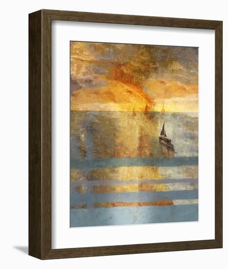 Light on The Water No. 1-Marta Wiley-Framed Art Print