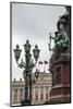 Light Pole. Russian State Building. Saint Petersburg, Russia-Tom Norring-Mounted Photographic Print