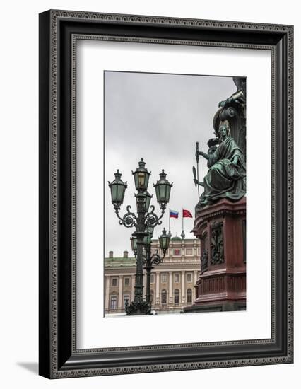 Light Pole. Russian State Building. Saint Petersburg, Russia-Tom Norring-Framed Photographic Print