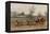 Light Post Coach (Coloured Engraving)-James Pollard-Framed Premier Image Canvas