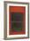 Light Red Over Black-Mark Rothko-Framed Giclee Print