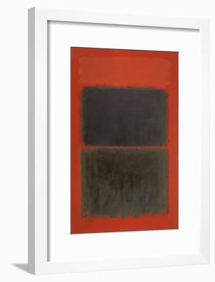 Light Red Over Black-Mark Rothko-Framed Giclee Print