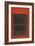 Light Red Over Black-Mark Rothko-Framed Giclee Print