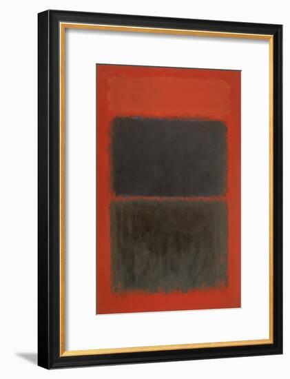 Light Red Over Black-Mark Rothko-Framed Premium Giclee Print