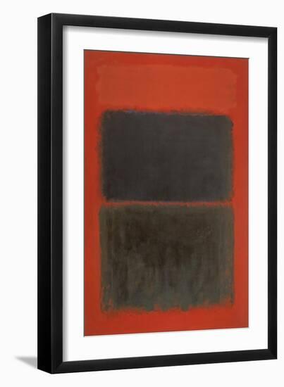 Light Red Over Black-Mark Rothko-Framed Premium Giclee Print