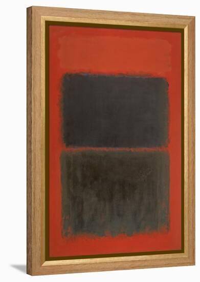 Light Red Over Black-Mark Rothko-Framed Premier Image Canvas