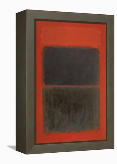 Light Red Over Black-Mark Rothko-Framed Premier Image Canvas