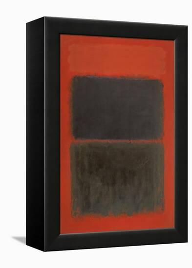 Light Red Over Black-Mark Rothko-Framed Premier Image Canvas