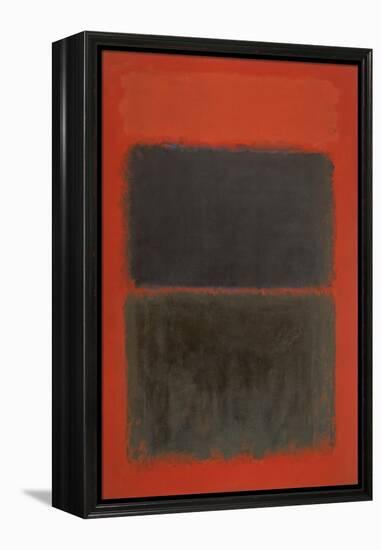 Light Red Over Black-Mark Rothko-Framed Premier Image Canvas