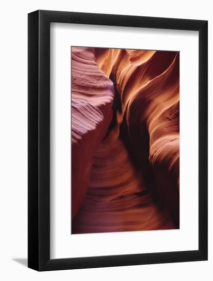 Light Reflections and Swirls in Secret Canyon, Page, Arizona, USA-Michel Hersen-Framed Photographic Print