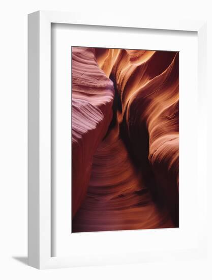 Light Reflections and Swirls in Secret Canyon, Page, Arizona, USA-Michel Hersen-Framed Photographic Print