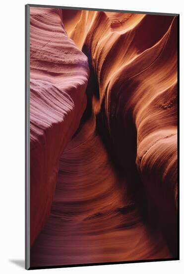 Light Reflections and Swirls in Secret Canyon, Page, Arizona, USA-Michel Hersen-Mounted Photographic Print
