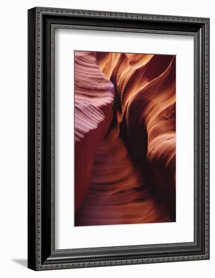 Light Reflections and Swirls in Secret Canyon, Page, Arizona, USA-Michel Hersen-Framed Photographic Print