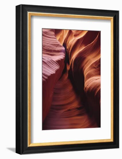 Light Reflections and Swirls in Secret Canyon, Page, Arizona, USA-Michel Hersen-Framed Photographic Print