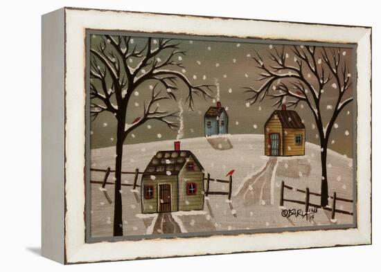 Light Snow-Karla Gerard-Framed Premier Image Canvas