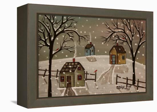 Light Snow-Karla Gerard-Framed Premier Image Canvas