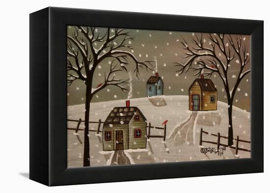 Light Snow-Karla Gerard-Framed Premier Image Canvas