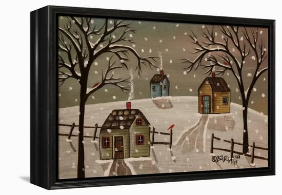 Light Snow-Karla Gerard-Framed Premier Image Canvas