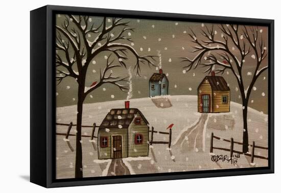 Light Snow-Karla Gerard-Framed Premier Image Canvas