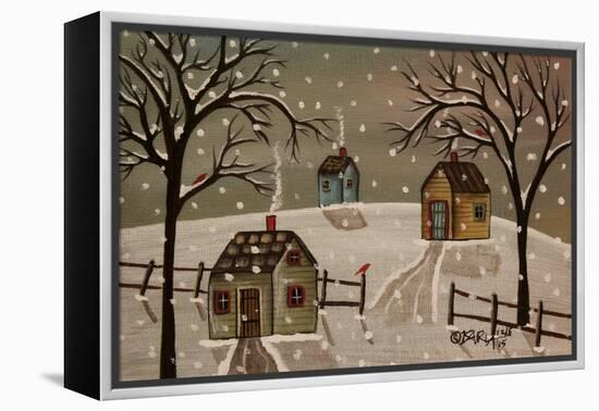 Light Snow-Karla Gerard-Framed Premier Image Canvas