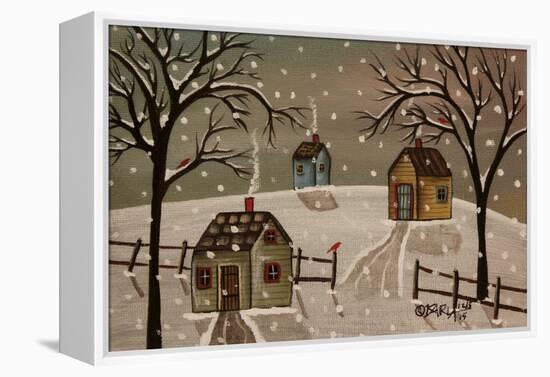 Light Snow-Karla Gerard-Framed Premier Image Canvas