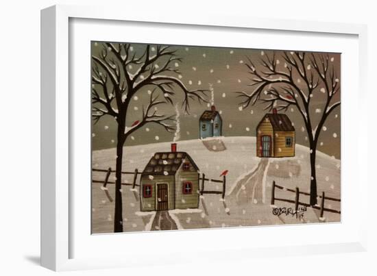 Light Snow-Karla Gerard-Framed Premium Giclee Print