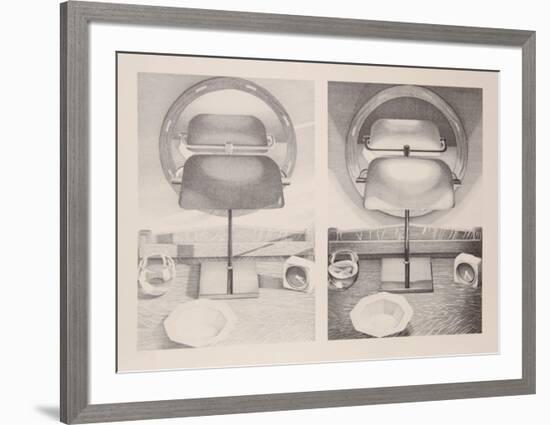 Light Study with Mirror #2-Leigh Behnke-Framed Limited Edition