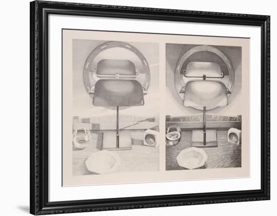 Light Study with Mirror #2-Leigh Behnke-Framed Limited Edition