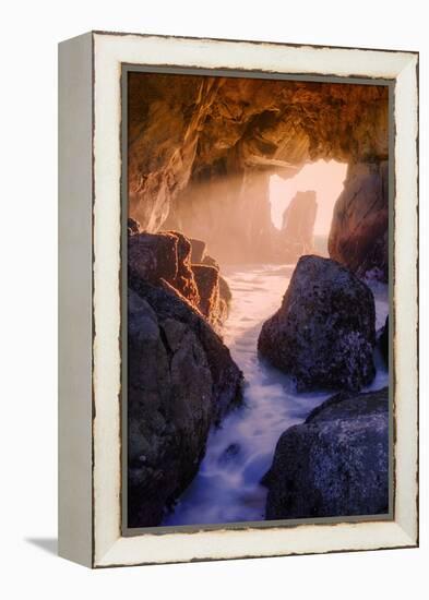 Light Through an Ocean Doorway-Vincent James-Framed Premier Image Canvas