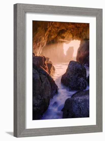 Light Through an Ocean Doorway-Vincent James-Framed Photographic Print