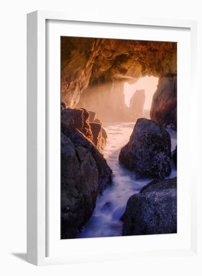 Light Through an Ocean Doorway-Vincent James-Framed Photographic Print