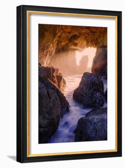 Light Through an Ocean Doorway-Vincent James-Framed Photographic Print