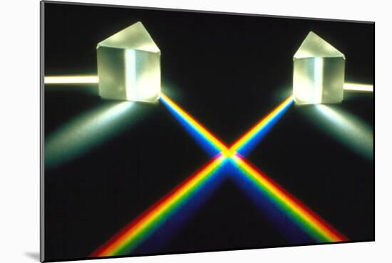 Light Through Prisms-David Parker-Mounted Photographic Print