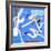 Light ultramarine blue emotion-Hyunah Kim-Framed Art Print