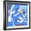 Light ultramarine blue emotion-Hyunah Kim-Framed Art Print