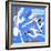 Light ultramarine blue emotion-Hyunah Kim-Framed Art Print