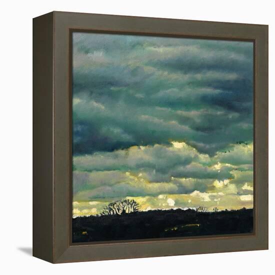 Lightburst, 2012, (Oil on Canvas)-Helen White-Framed Premier Image Canvas