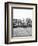 Lighters Passing St Paul's Wharf with St Paul's Cathedral in the Background, London, C1905-null-Framed Photographic Print