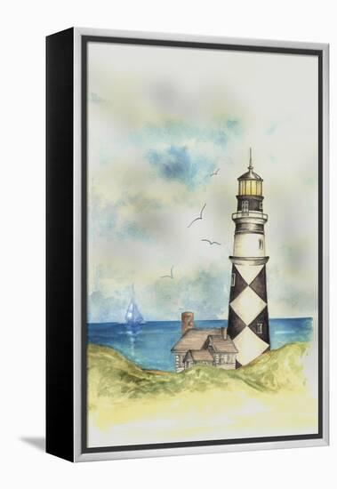 Lighthouse 01A-Maria Trad-Framed Premier Image Canvas