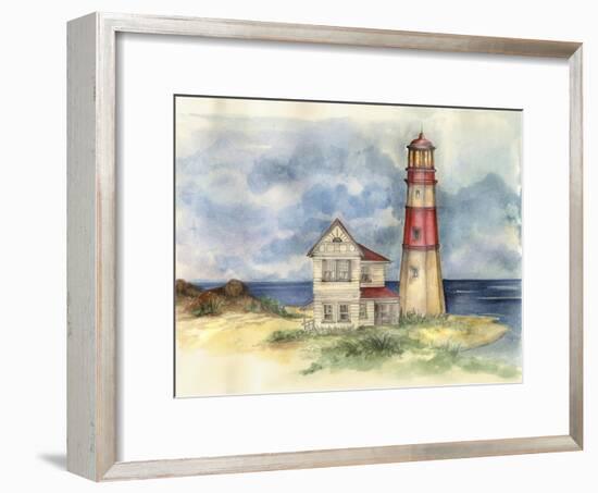 Lighthouse 02-Maria Trad-Framed Giclee Print