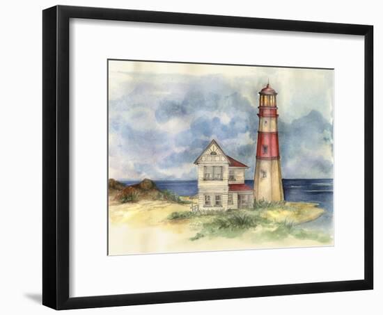 Lighthouse 02-Maria Trad-Framed Giclee Print