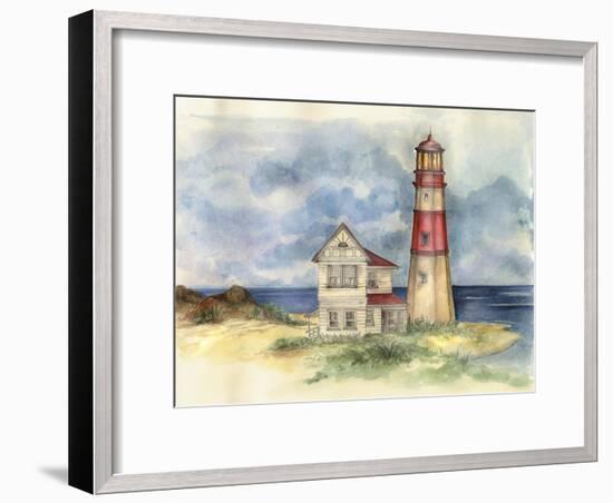 Lighthouse 02-Maria Trad-Framed Giclee Print