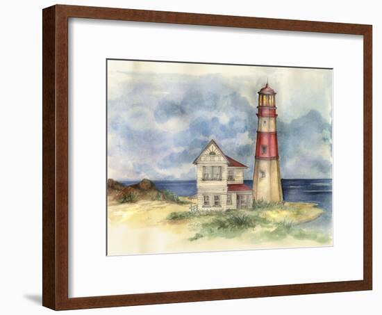 Lighthouse 02-Maria Trad-Framed Giclee Print