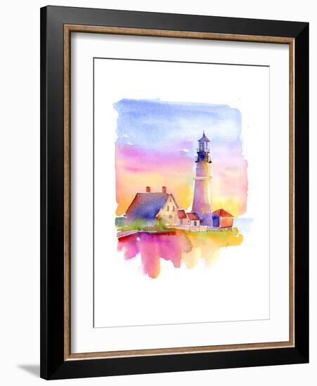 Lighthouse, 2014-John Keeling-Framed Giclee Print