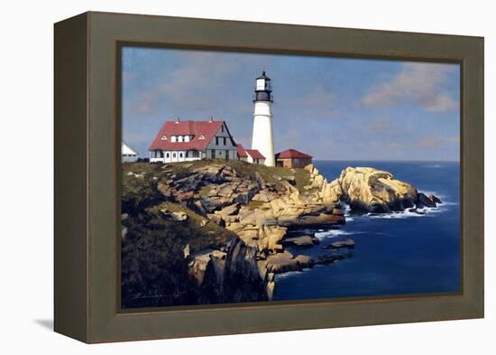 Lighthouse 2-Zhen-Huan Lu-Framed Premier Image Canvas