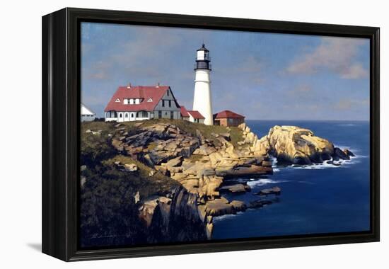 Lighthouse 2-Zhen-Huan Lu-Framed Premier Image Canvas