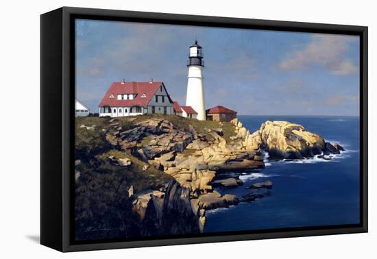 Lighthouse 2-Zhen-Huan Lu-Framed Premier Image Canvas